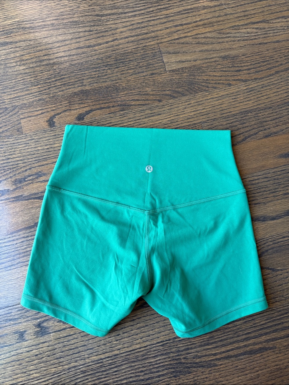 lululemon athletica Align High Rise Short 4" inseam size 4 Storm Teal like new - Picture 5 of 9